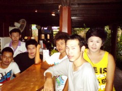 Handsome Thai guys at Radchada GArden Caf&eacute