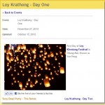 Event Calendar Screenshot