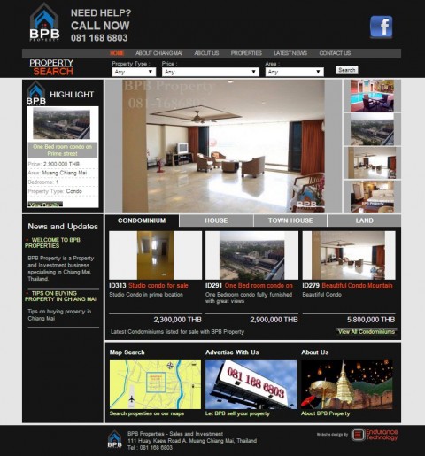 BPB Property Chiang Mai - Website