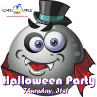 Sexy gay halloween party at adams club - advert
