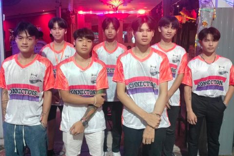 Cute Boy Waiters at Chiang Mai Gay Bar Connections