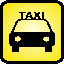 Taxi Directions Button Icon